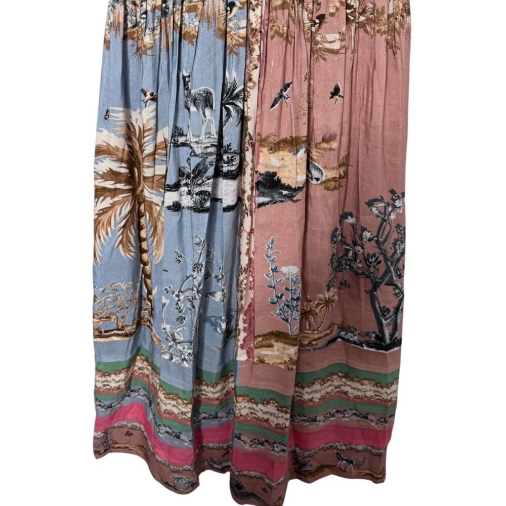 NWT Ranna Gill Midi Dress Linen XS - Picture 9 of 12